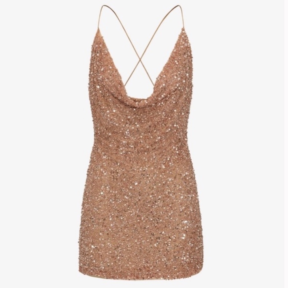 Retrofete Sequin Mini Dress - Mich Dress